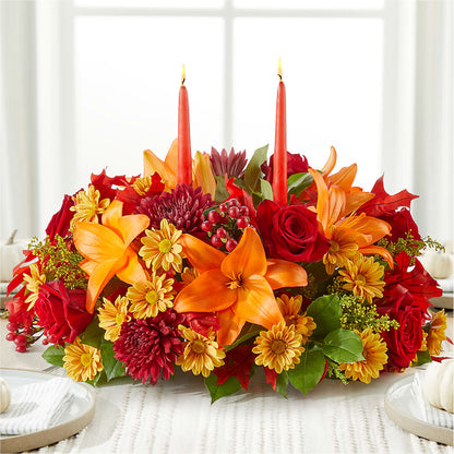 Autumn's Embrace Centerpiece –  Floristeria Fabiana, Charlotte NC