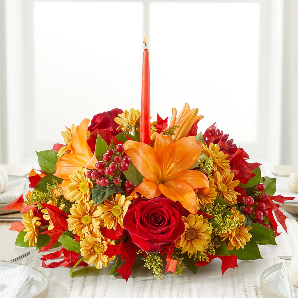 Autumn's Embrace Centerpiece –  Floristeria Fabiana, Charlotte NC