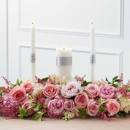 Worldwide Romance Unity Candle Arrangement –  Floristeria Fabiana, Charlotte NC