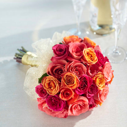 Sweet Roses Bouquet –  Floristeria Fabiana, Charlotte NC