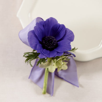 Purple Passion Boutonniere –  Floristeria Fabiana, Charlotte NC