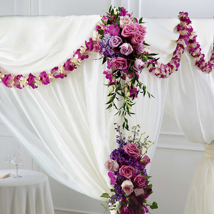 Color & Light Chuppah Decor –  Floristeria Fabiana, Charlotte NC