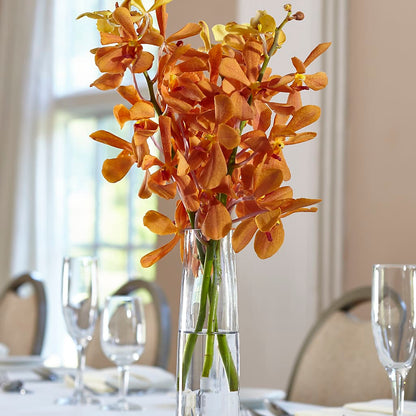 Orange Mokara Bud Vase –  Floristeria Fabiana, Charlotte NC