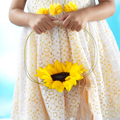 Sweet Sunshine Flower Girl Bouquet –  Floristeria Fabiana, Charlotte NC