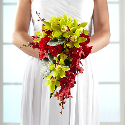 Elegant Orchid Bouquet –  Floristeria Fabiana, Charlotte NC