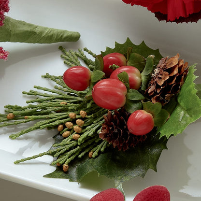 Red Berry Boutonniere –  Floristeria Fabiana, Charlotte NC