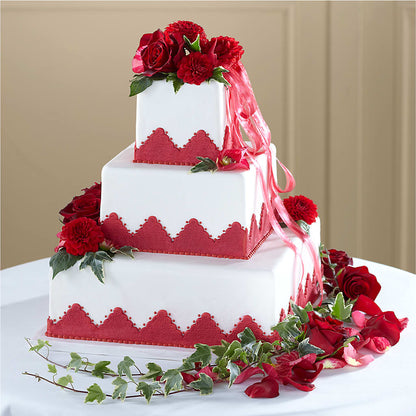Forever Happiness Cake Decor –  Floristeria Fabiana, Charlotte NC